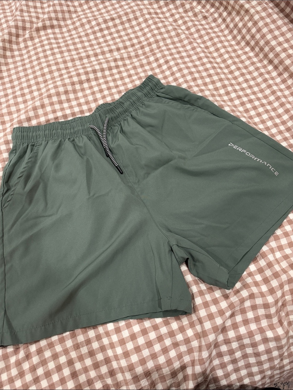 Men's Athletic Shorts in Sage Green